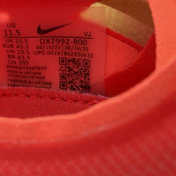 Size 11.5 Nike ZoomX Dragonfly XC Bright Crimson Cross Country